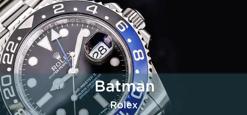  Batman Rolex